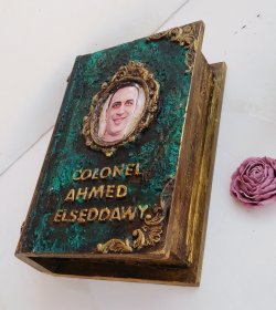Handmade customized box(vintage book) 