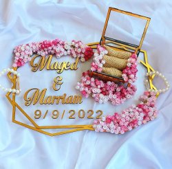 Acrylic Engagement Tray With Box