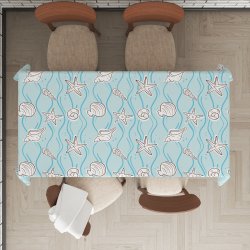 summer tablecloth (seashell & star)
