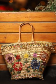 Handmade wicker bag