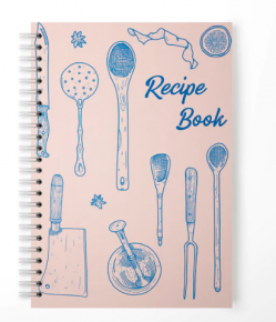 The pink recipe book