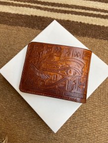 large wallet with ancient Egyptian design