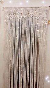 Macrame curtain made of high quality 