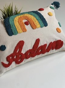 Rainbow Pillow Name
