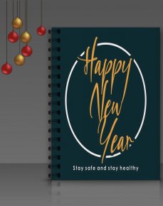 A6 Wooden Notebook (New Year)