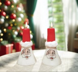 Santa claus candle 