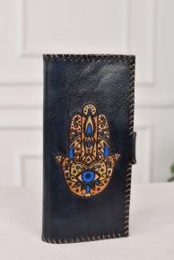 wallet with hand drawing