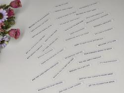 Phrase Words For Occasions - Paper Craft Decorative / 35 Pcs