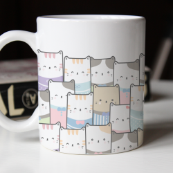 Cats rule the world mug