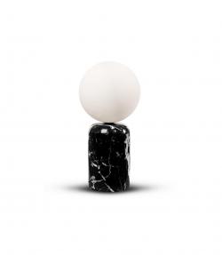 'The Nuuk'  Cordless Table Lamp | Nero Spanish Marble 